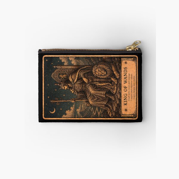 Item preview, King of Wands Tarot Card - Leadership, Vision & Ambition Art designed and sold by ArcanaAbsolute.