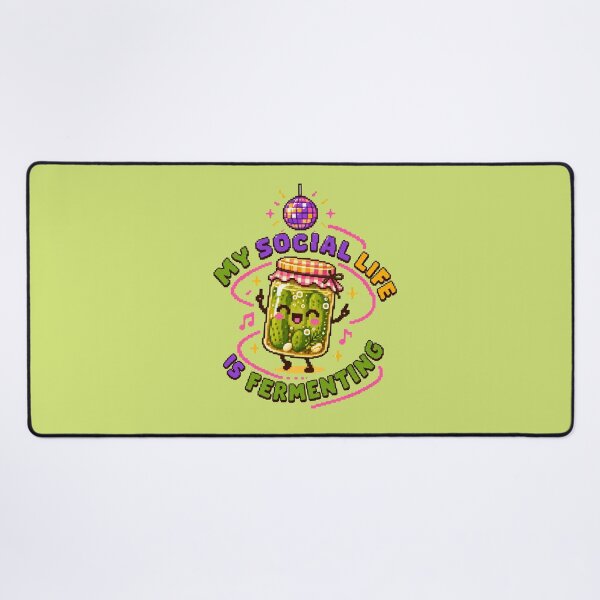 Item preview, MY SOCIAL LIFE IS FERMENTING designed and sold by BRIGHT BITS BOUTIQUE.