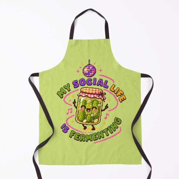 Item preview, MY SOCIAL LIFE IS FERMENTING designed and sold by BRIGHT BITS BOUTIQUE.