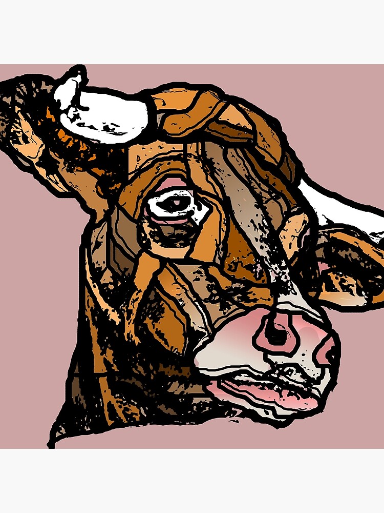 Thumbnail 2 of 2, Tote Bag, Aubrac Cow designed and sold by Ruud van Koningsbrugge.