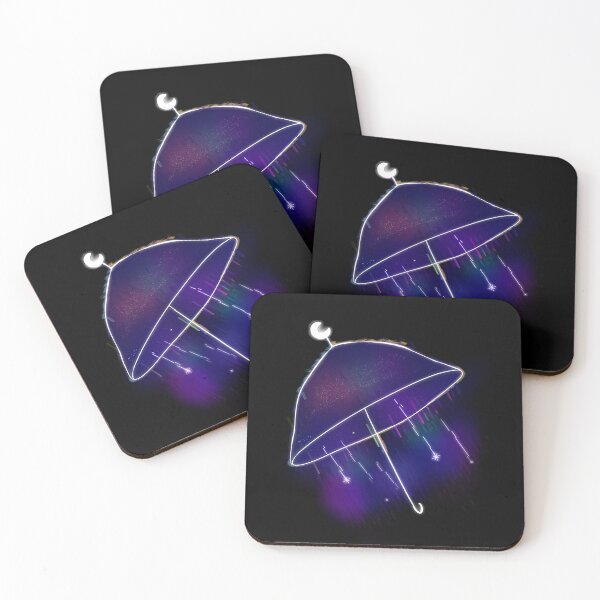 Item preview, Digital Night Umbrella – Starlit Rain designed and sold by Astral-AL.