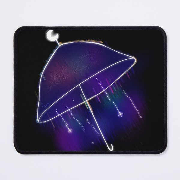 Item preview, Digital Night Umbrella – Starlit Rain designed and sold by Astral-AL.