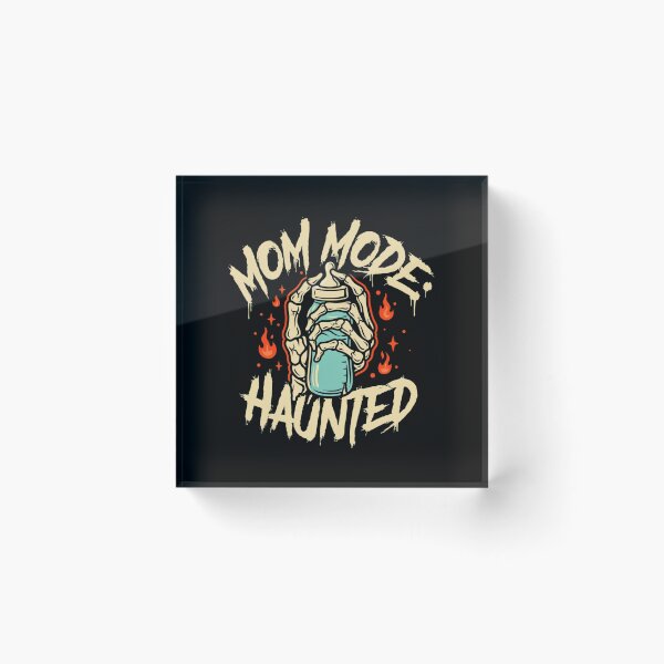 Item preview, Mom Mode Haunted Skeleton Baby Bottle Funny Mom Halloween designed and sold by FestivityFinds.