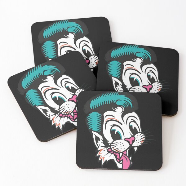 Item preview, Pompadour Wildcats Style Tattoos designed and sold by SketchyCrew.