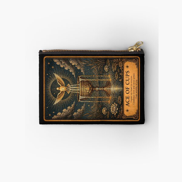 Item preview, Ace of Cups Tarot Card - Mystical Love & Spiritual Connection designed and sold by ArcanaAbsolute.