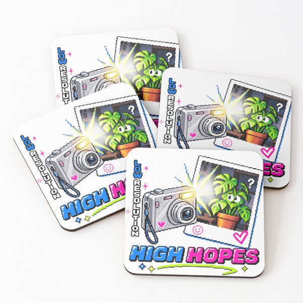 Item preview, LOW RESOLUTION HIGH HOPES designed and sold by BRIGHT BITS BOUTIQUE.