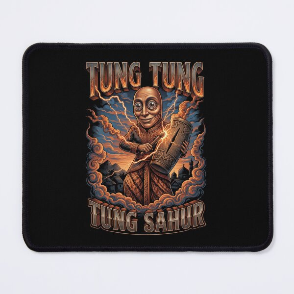 Item preview, Surreal Italian Brainrot Meme Tung Tung Tung Sahur designed and sold by MOONE FLOWER.