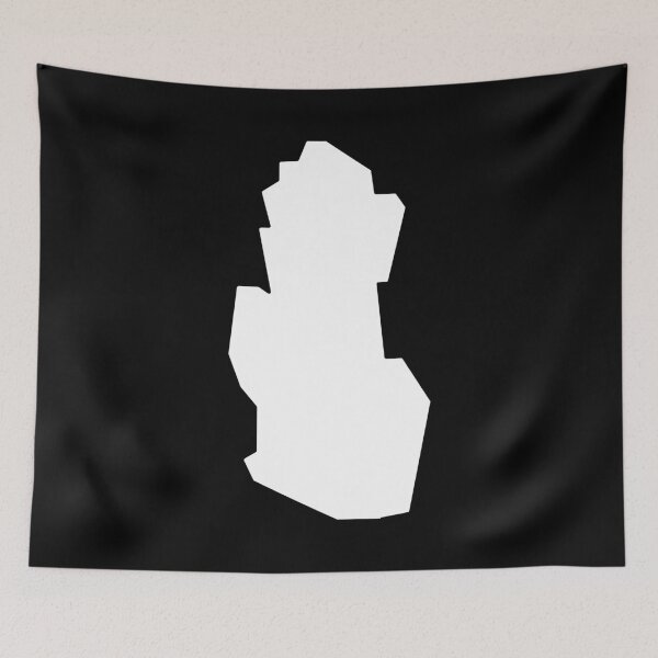 Item preview, Qatar Country Shape QA designed and sold by shitpostee.