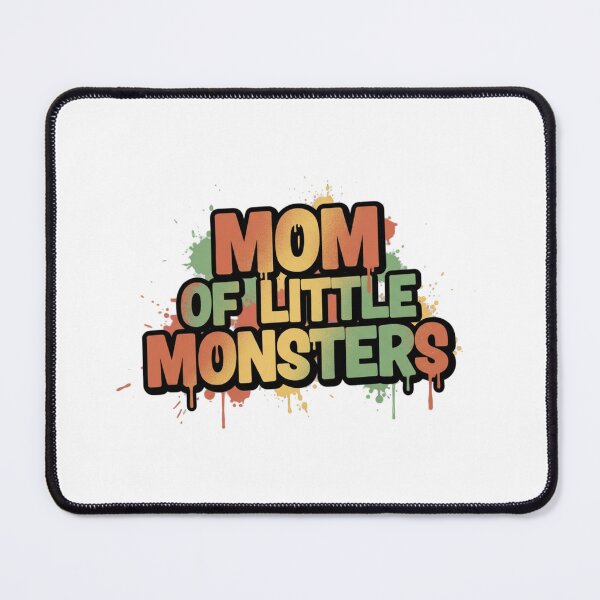 Item preview, Mom of Little Monsters Funny Retro Halloween Drip Text designed and sold by FestivityFinds.