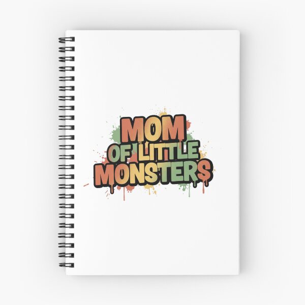 Item preview, Mom of Little Monsters Funny Retro Halloween Drip Text designed and sold by FestivityFinds.