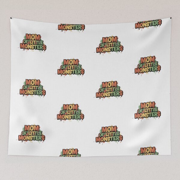 Item preview, Mom of Little Monsters Funny Retro Halloween Drip Text designed and sold by FestivityFinds.