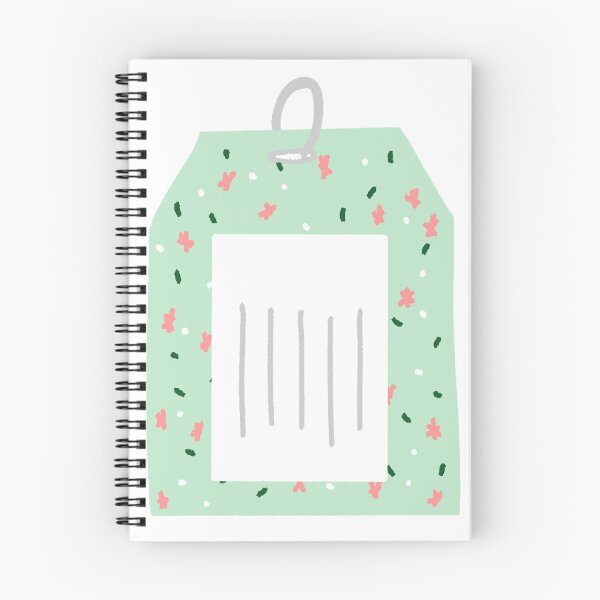 Item preview, Mint Green Floral Gift Tag Label designed and sold by raun.draw.