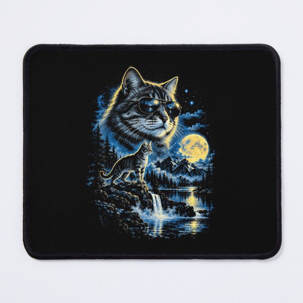 Item preview, Cool Cat Retro Cat designed and sold by Tomtomatos.