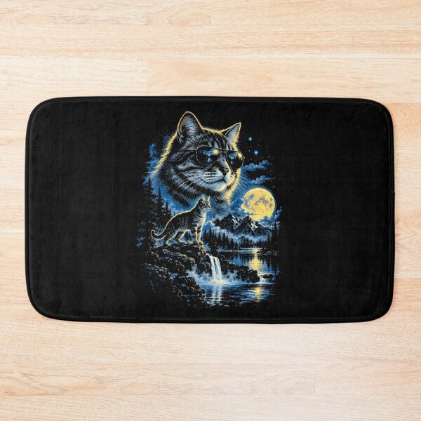 Item preview, Cool Cat Retro Cat designed and sold by Tomtomatos.