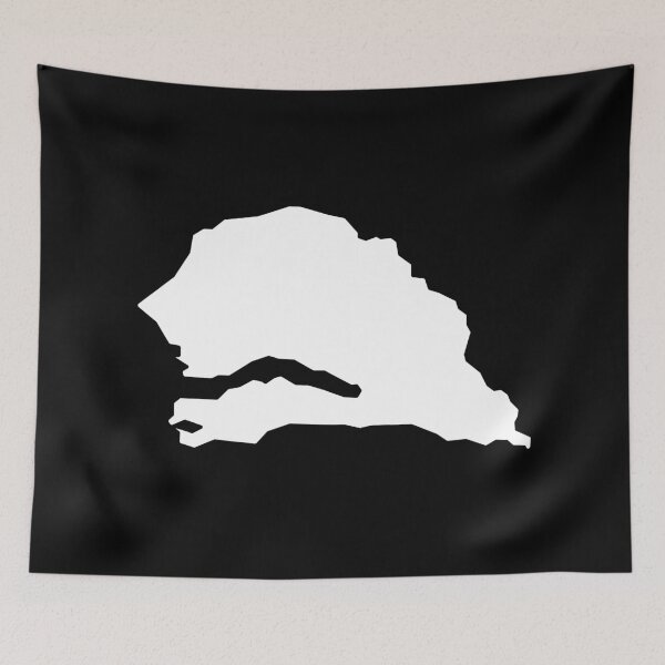 Item preview, Senegal Country Shape SN designed and sold by shitpostee.