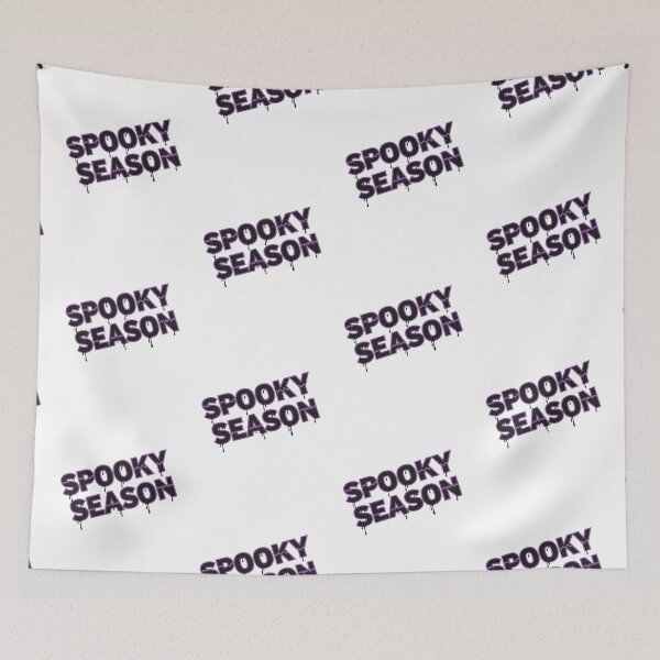 Item preview, Spooky Season Dripping Purple Graffiti Text Halloween designed and sold by FestivityFinds.