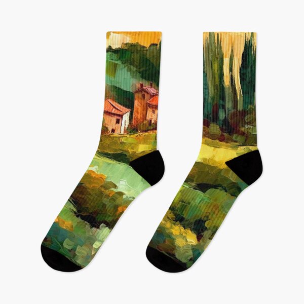 Item preview, Italian Rural Hills Countryside Colorful Landscape Digital Art designed and sold by DEC02.