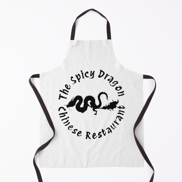 Item preview, SPICY DRAGON RESTAURANT_Circle_black designed and sold by AlienAardvark.