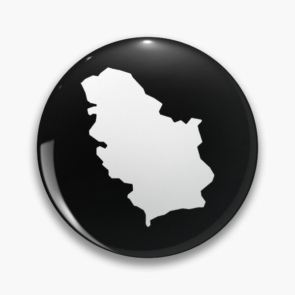 Item preview, Serbia Country Shape RS designed and sold by shitpostee.