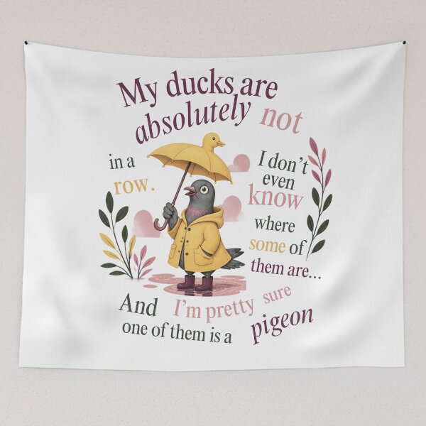 Item preview, Ducks In A Row designed and sold by LaughandLaugh.
