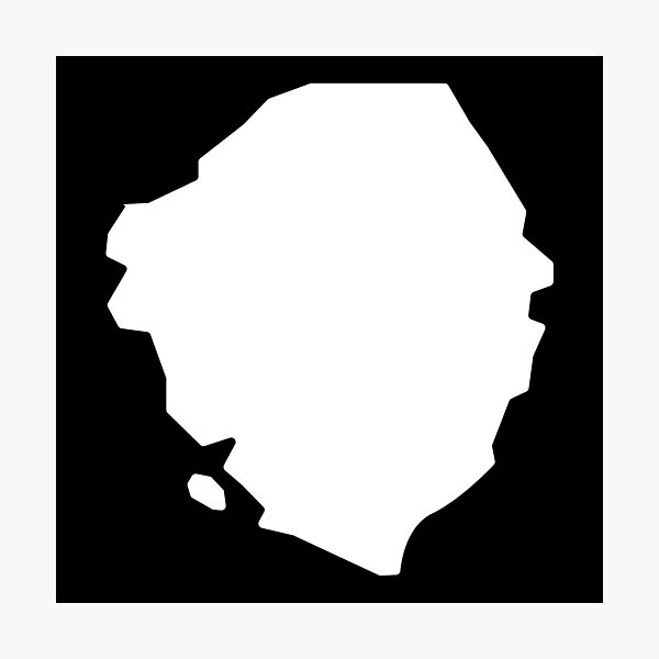 Item preview, Sierra Leone Country Shape SL designed and sold by shitpostee.