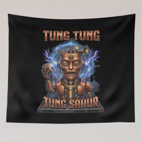 Item preview, Surreal Italian Brainrot Meme Tung Tung Tung Sahur designed and sold by MOONE FLOWER.