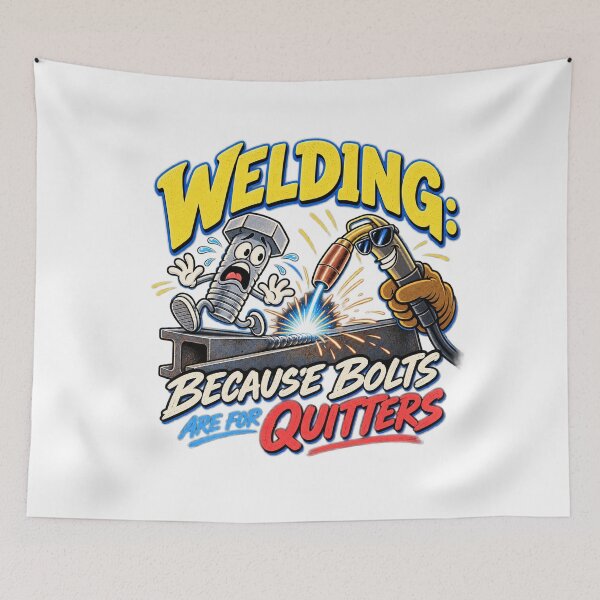 Item preview, Welding Because Bolts Are For Quitters Funny Welder Humor designed and sold by ABprintstudio.