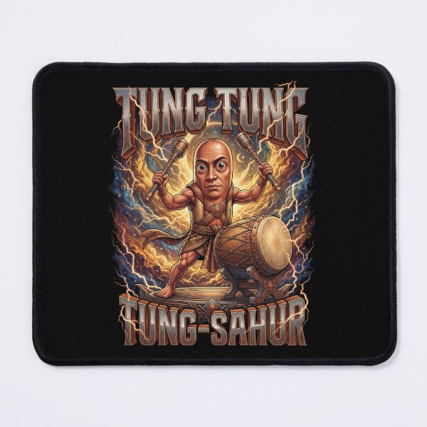 Item preview, Surreal Italian Brainrot Meme Tung Tung Tung Sahur designed and sold by MOONE FLOWER.