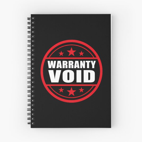 Item preview, Warranty Void Simple Official Stamp Bumper designed and sold by feroneviescao.