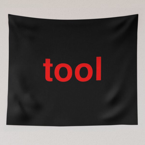 Item preview, Tool Band Bold Red Minimalist Logo Typography Art designed and sold by galihdaffa.