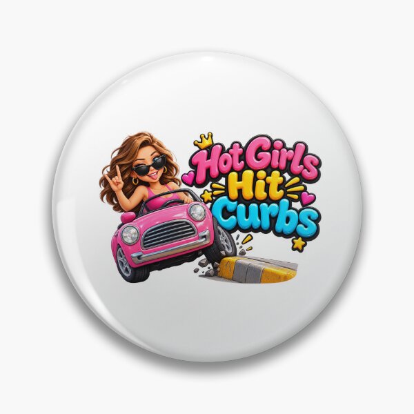 Item preview, Hot Girls Hit Curbs Funny Car Girl Driving 3D designed and sold by MR4me.