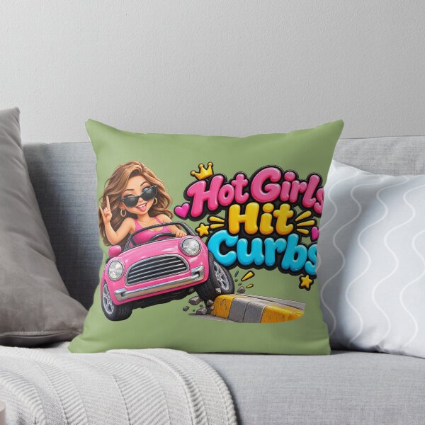 Item preview, Hot Girls Hit Curbs Funny Car Girl Driving 3D designed and sold by MR4me.