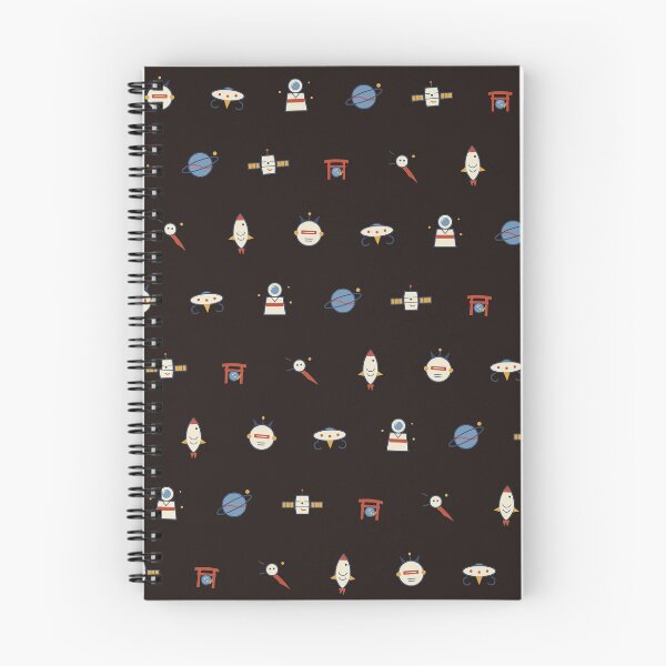 Item preview, Japanese Torii Space Cosmos Retro Mid Century Micro Icon Pattern designed and sold by KungPowUnicorn.
