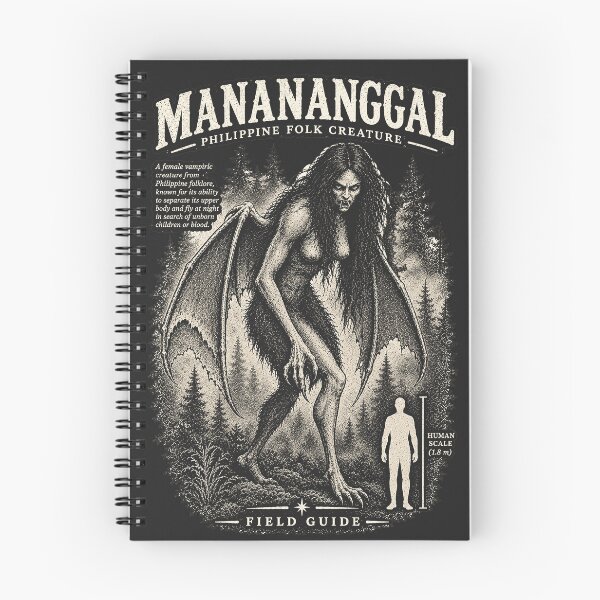 Item preview, Manananggal [Vintage Field-Guide Illustration] designed and sold by elektronen.