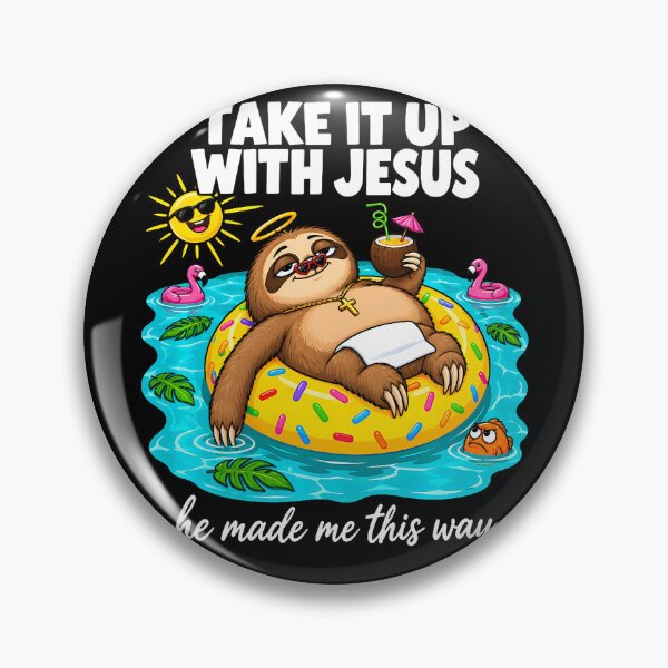Item preview, Take It Up With Jesus He Made Me This Way designed and sold by Tomtomatos.