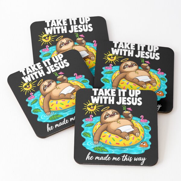 Item preview, Take It Up With Jesus He Made Me This Way designed and sold by Tomtomatos.