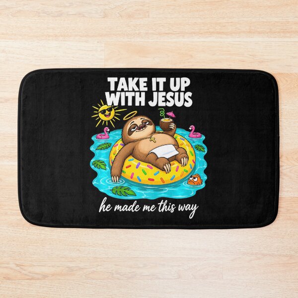 Item preview, Take It Up With Jesus He Made Me This Way designed and sold by Tomtomatos.