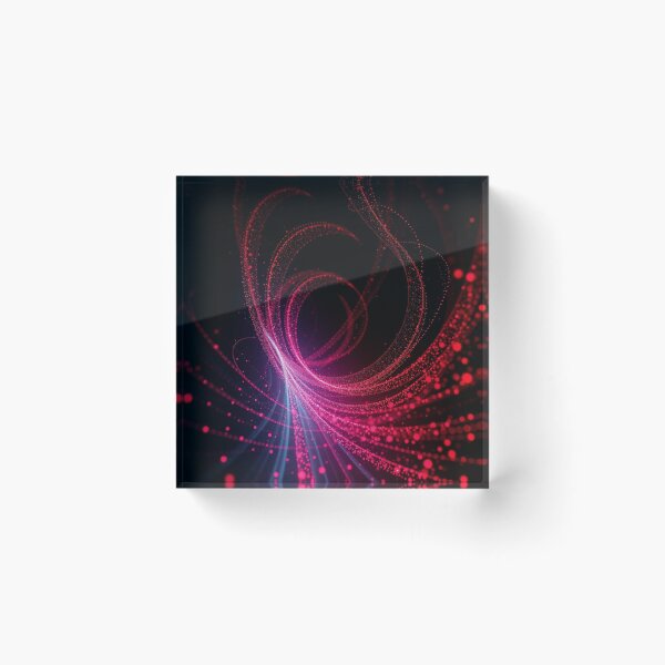 Item preview, Pink Purple Vortex Spiral Abstract Digital Artwork designed and sold by IntelliMindDesigns.