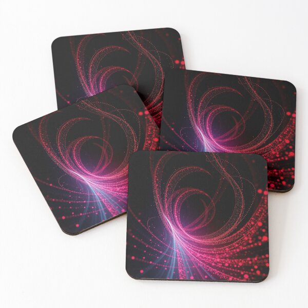 Item preview, Pink Purple Vortex Spiral Abstract Digital Artwork designed and sold by IntelliMindDesigns.