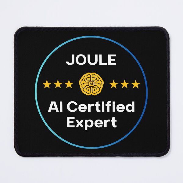 Item preview, Joule AI Certified Expert - Funny SAP Badge designed and sold by HypercareClub.
