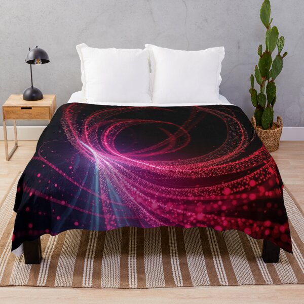 Item preview, Pink Purple Vortex Spiral Abstract Digital Artwork designed and sold by IntelliMindDesigns.