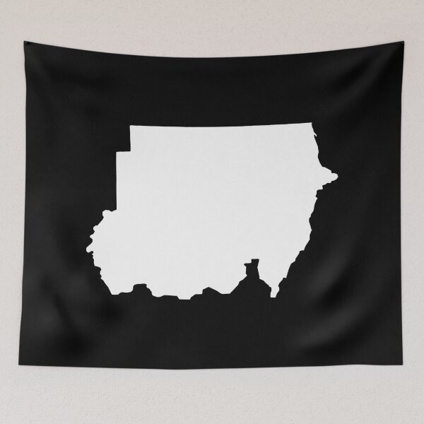 Item preview, Sudan Country Shape SD designed and sold by shitpostee.