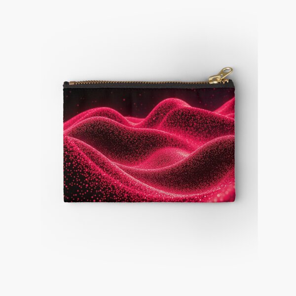 Item preview,  Coral Pink Wave Particle Abstract Modern Art Design designed and sold by IntelliMindDesigns.