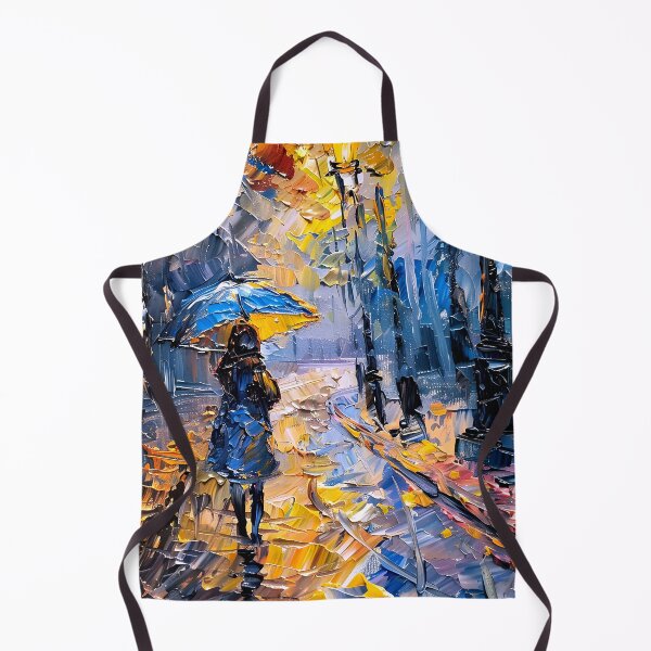 Item preview, Mujer bajo la lluvia, pintura digital estilo impasto. designed and sold by DEC02.