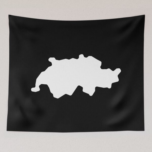 Item preview, Switzerland Country Shape CH designed and sold by shitpostee.