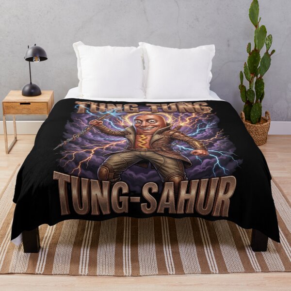 Item preview, Surreal Italian Brainrot Meme Tung Tung Tung Sahur designed and sold by MOONE FLOWER.