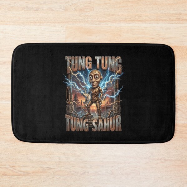 Item preview, Surreal Italian Brainrot Meme Tung Tung Tung Sahur designed and sold by MOONE FLOWER.