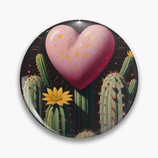 Item preview, Heart & Cactus designed and sold by KiraChie.
