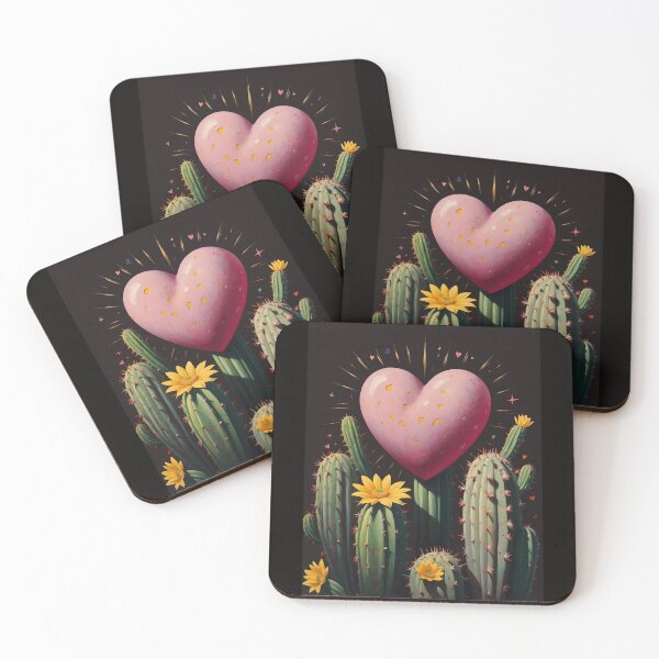 Item preview, Heart & Cactus designed and sold by KiraChie.