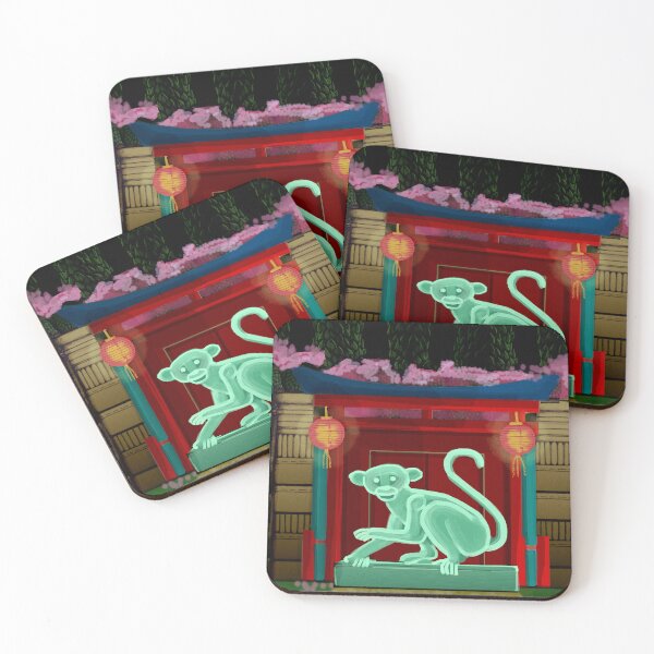 Item preview, Jade Monkey Chinese Red Gate designed and sold by Donnahuntriss.